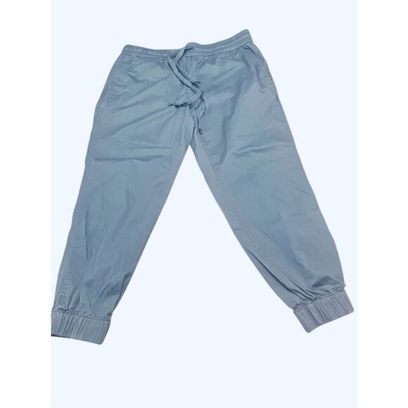 Land N Sea Womens Light Blue Drawstring Jogger Pants Size 8P - Picture 3 of 5